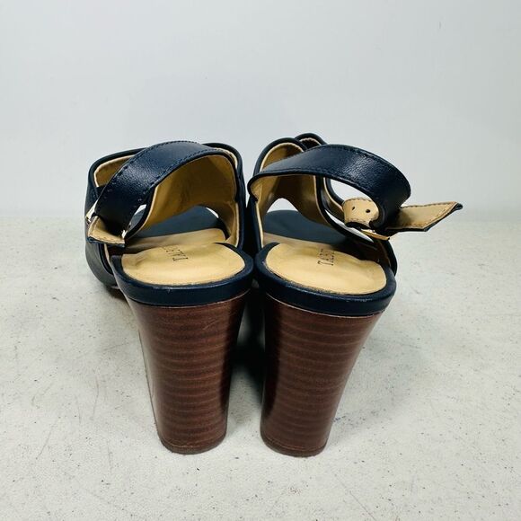 MADEWELL Maria Strappy Black Suede Block Heels Bohemian Contemporary Size 6,5 - Picture 5 of 7